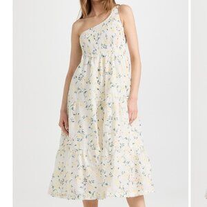 En Saison Lou Lou Midi Embroidered Dress Floral Cottagecore Whimsical Fairy